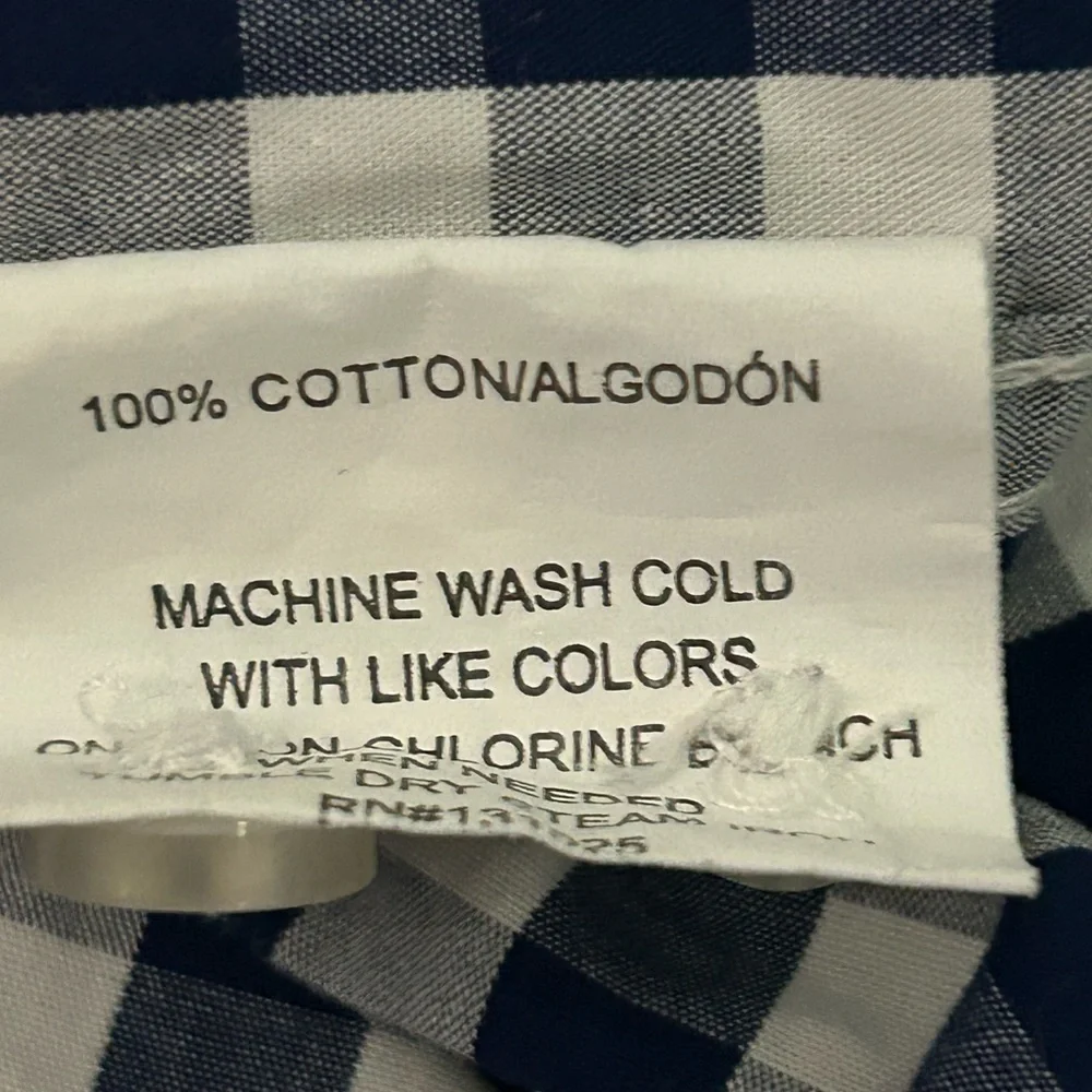 Nat Nast Men’s XL Checkered Long Sleeve Button Up Shirt - Picture 7 of 7